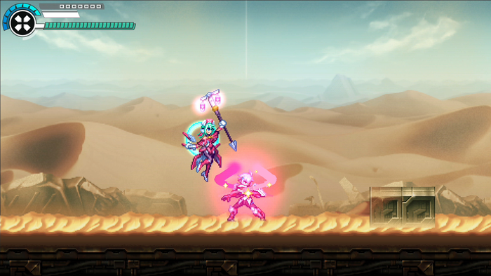 A screenshot from Luminous Avenger iX 2