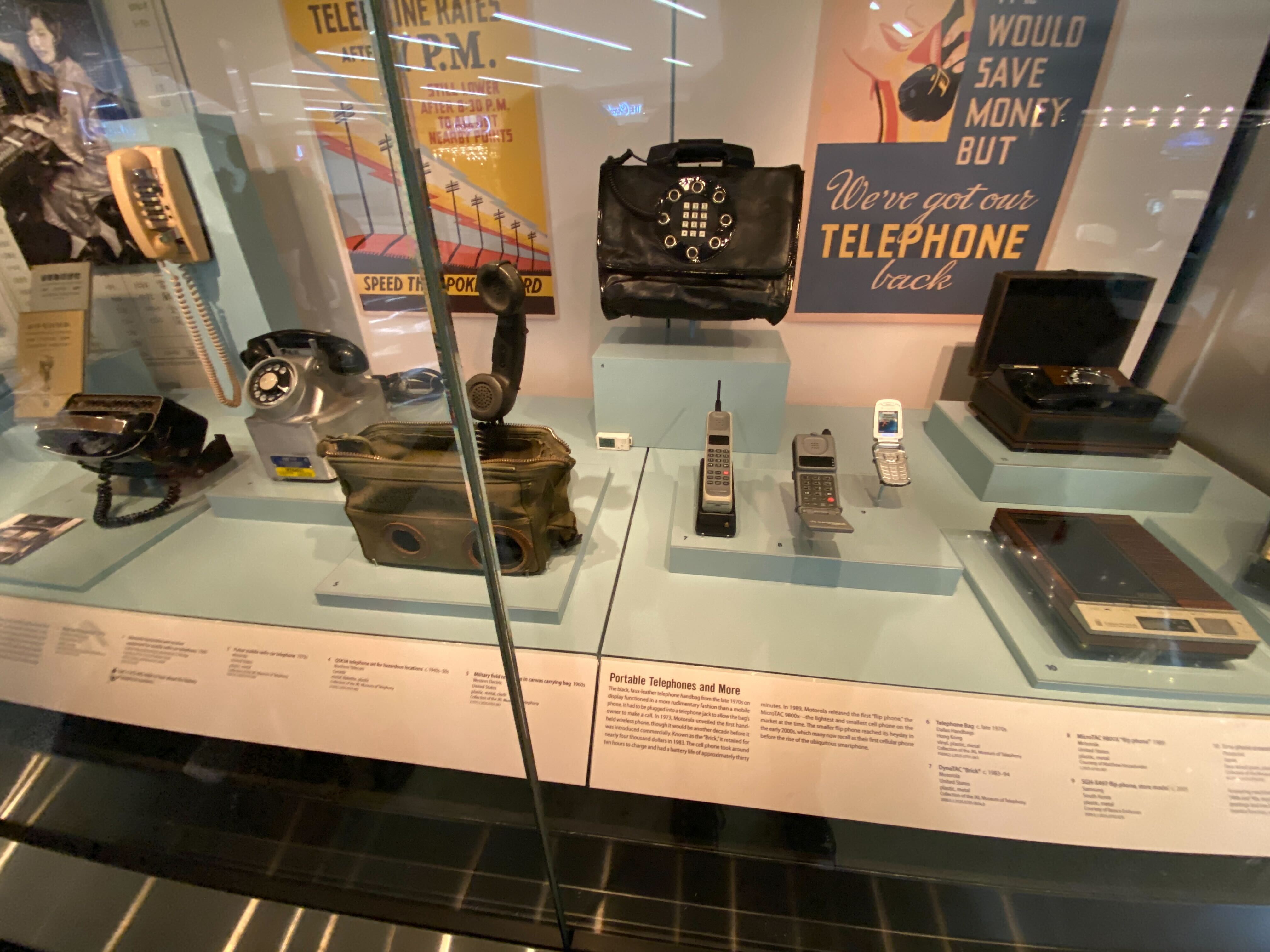 An array of old, outdated (and sometimes unsuccessful) phone models