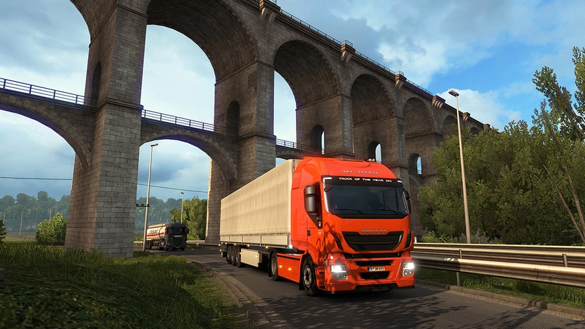 A screenshot from Euro Truck Simulator 2