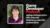 The Game Developer Podcast logo by a photo of Andrew Eiche. The Game Developer Podcast logo by a photo of Andrew Eiche.
