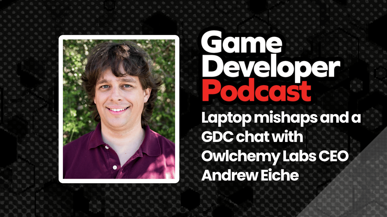 The Game Developer Podcast logo by a photo of Andrew Eiche. The Game Developer Podcast logo by a photo of Andrew Eiche.