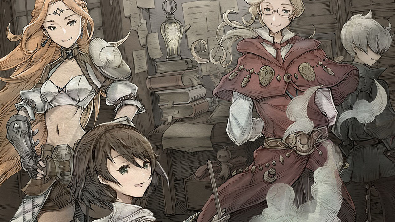 Promo art for Square Enix's Bravely Default: Brilliant Lights. Promo art for Square Enix's Bravely Default: Brilliant Lights.