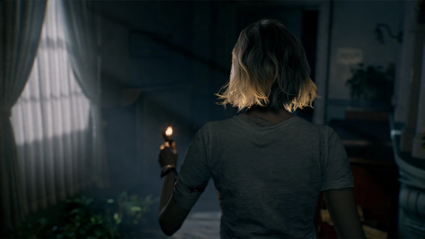Third person view of Resident Evil Requiem. Third person view of Resident Evil Requiem.