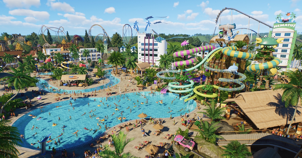 Crafting detailed and dynamic water in Planet Coaster 2