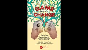 The book cover for The Game Needs To change. A game controller breaks in half and branches sprout from it. The book cover for The Game Needs To change. A game controller breaks in half and branches sprout from it.
