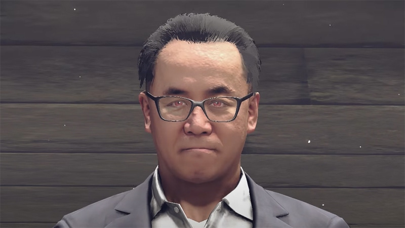 Square Enix CEO Yosuke Matsuda, as seen in Nier: Automata's CEO Boss Battle DLC Square Enix CEO Yosuke Matsuda, as seen in Nier: Automata's CEO Boss Battle DLC