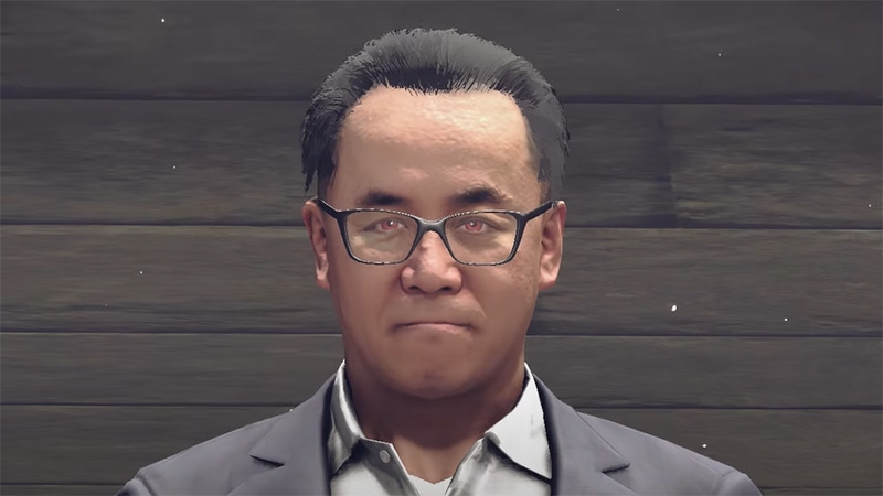Square Enix CEO Yosuke Matsuda, as seen in Nier: Automata's CEO Boss Battle DLC