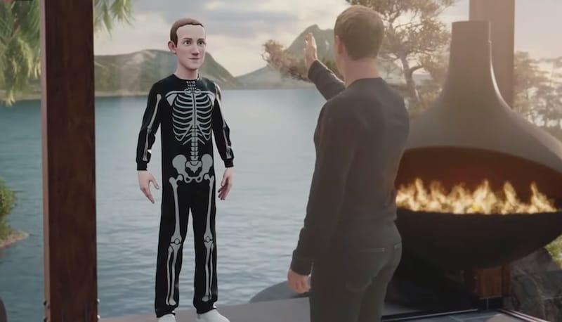 An image of Meta's logo