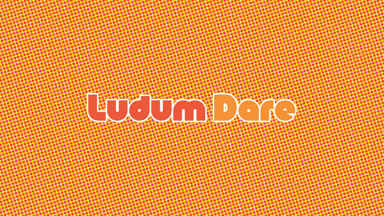 The Ludum Dare logo overlaid on an orange background The Ludum Dare logo overlaid on an orange background