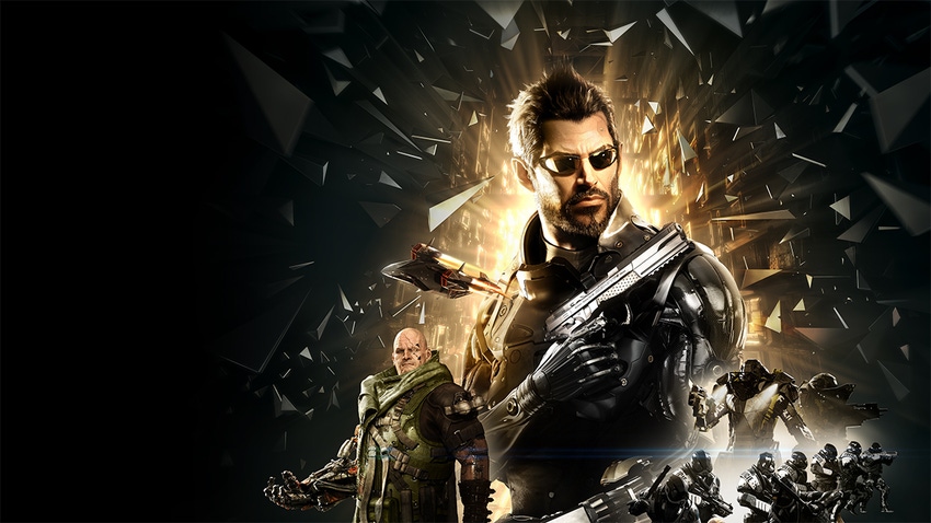Key art for Deus Ex: Mankind Divided.