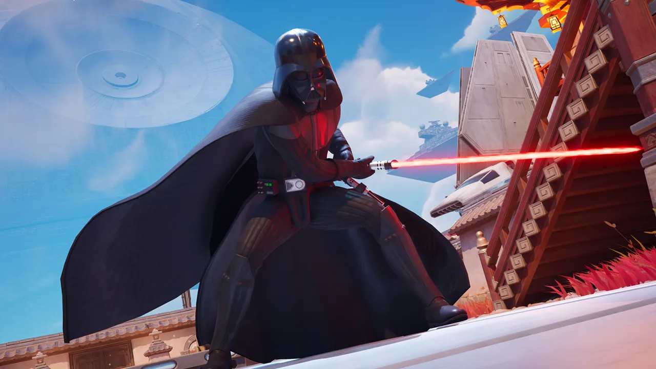 Darth Vader in Fortnite. Darth Vader in Fortnite.