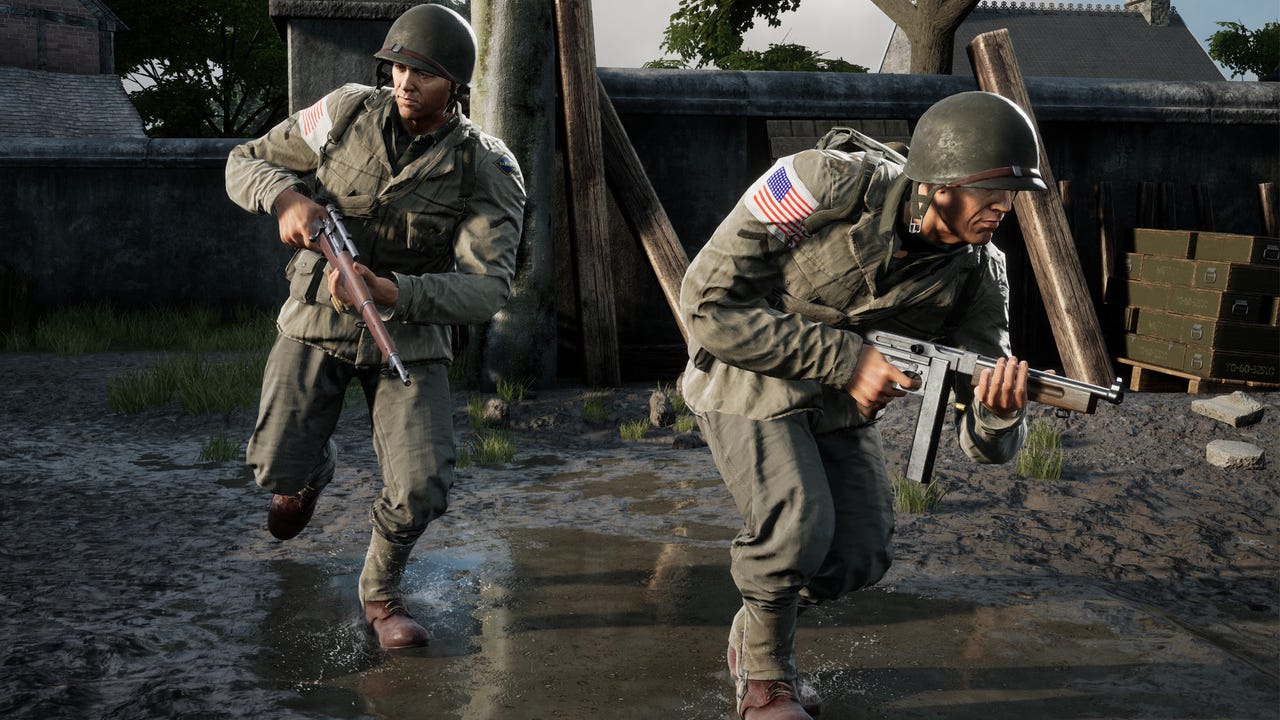 Battalion 1944 游戏截图,展示激烈的战斗场景
