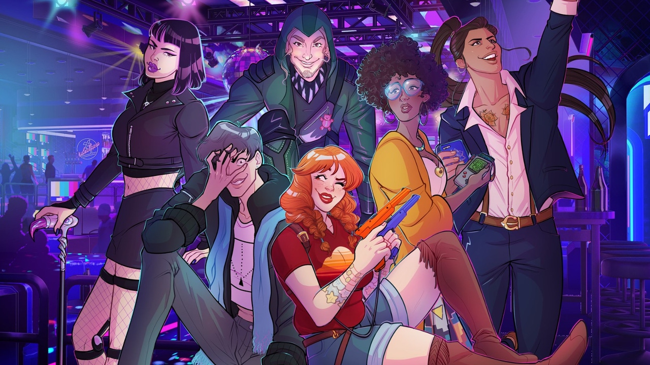 The cast of Fiction Factory Games' Arcade Spirits: The New Challengers. The cast of Fiction Factory Games' Arcade Spirits: The New Challengers.