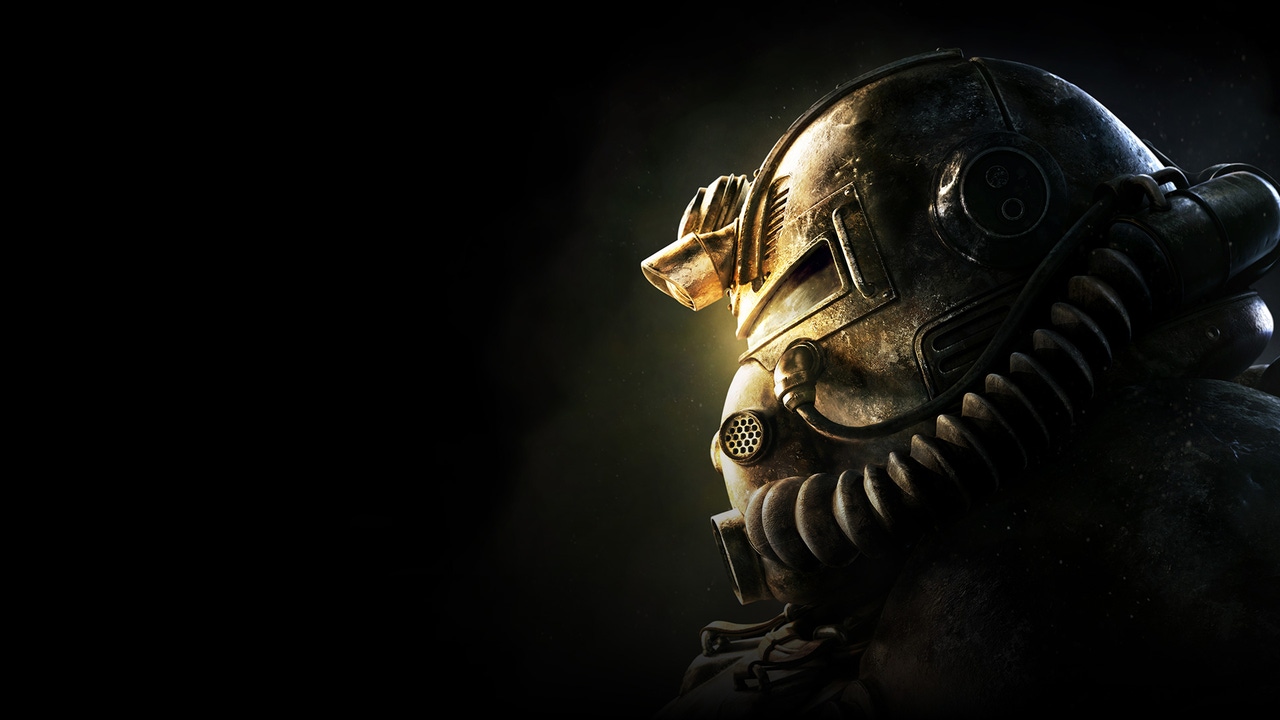 A Brotherhood of Steel member in Fallout 76. A Brotherhood of Steel member in Fallout 76.