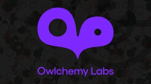 The logo for Owlchemy Labs on a black background.