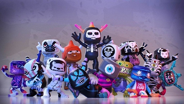 A screenshot of Blankos Block Party. A screenshot of Blankos Block Party.