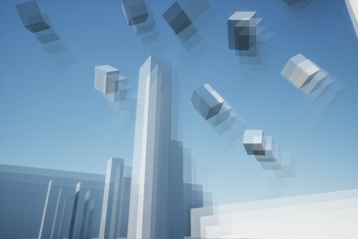 A blurry image of in-game geometry. A blurry image of in-game geometry.