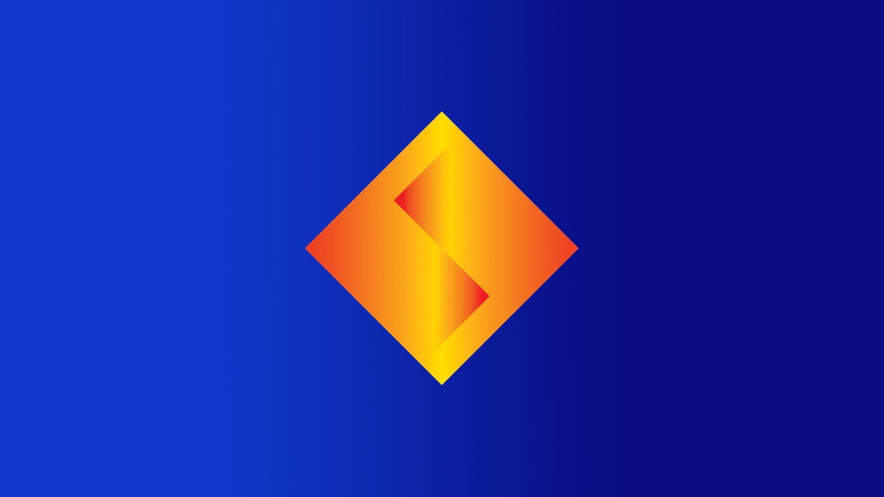 The Sony Interactive Entertainment on a blue background The Sony Interactive Entertainment on a blue background
