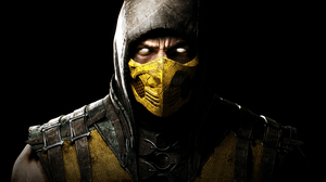 Mortal Kombat artwork featuring Scorpion (in their iconic yellow martial arts robes) Mortal Kombat artwork featuring Scorpion (in their iconic yellow martial arts robes)