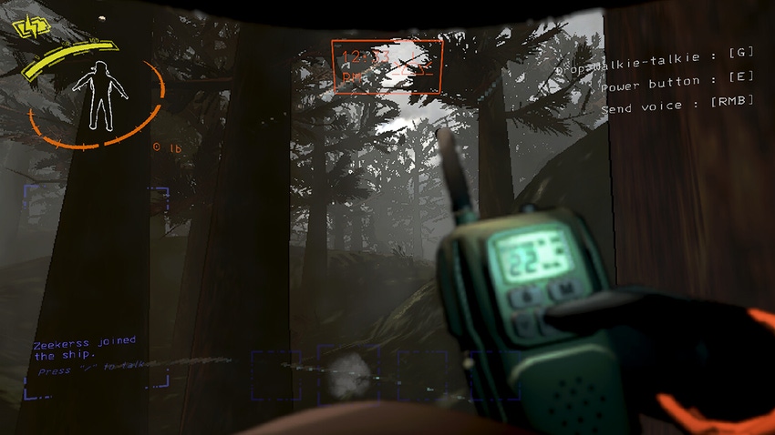 Screenshot from Zeekerss' first-person game, Lethal Company.