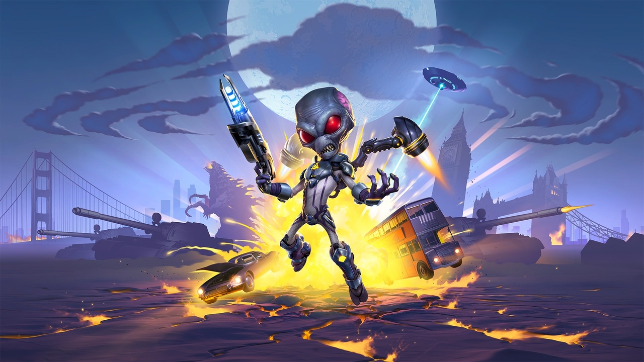 Crypto-138 in key art for Black Forest's Destroy All Humans! 2: Reprobed. Crypto-138 in key art for Black Forest's Destroy All Humans! 2: Reprobed.