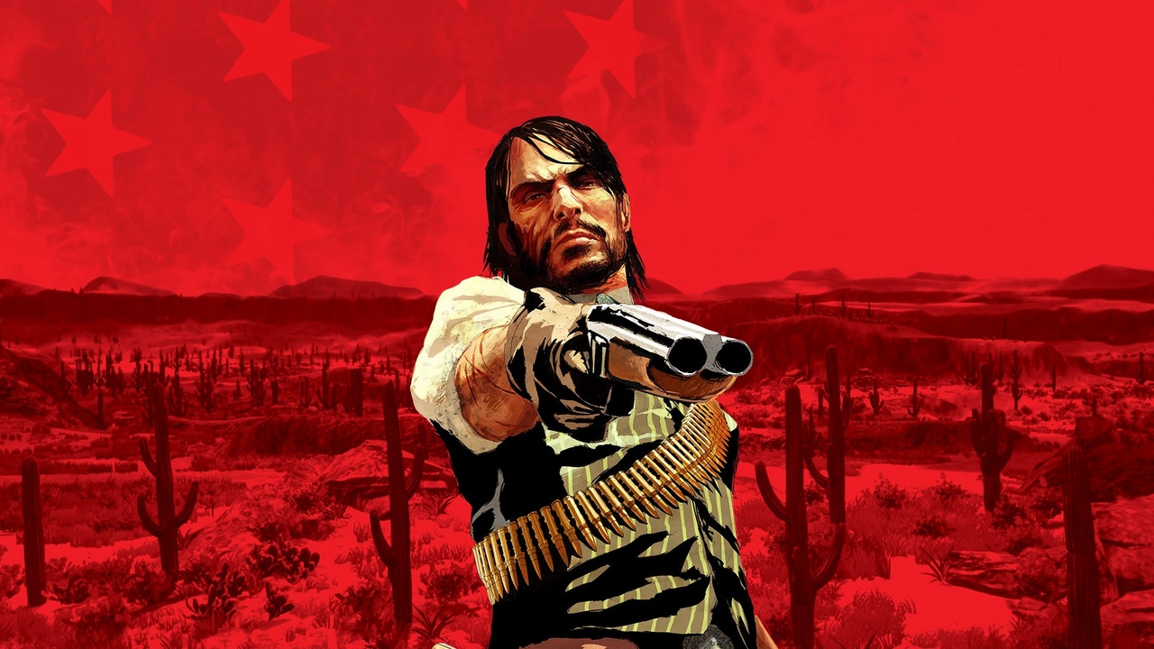 John Marston in key art for Rockstar's Red Dead Redemption. John Marston in key art for Rockstar's Red Dead Redemption.