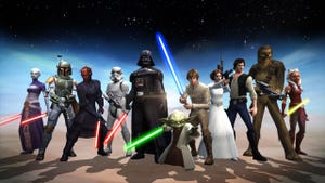 Playable heroes and villains in Star Wars: Galaxy of Heroes.