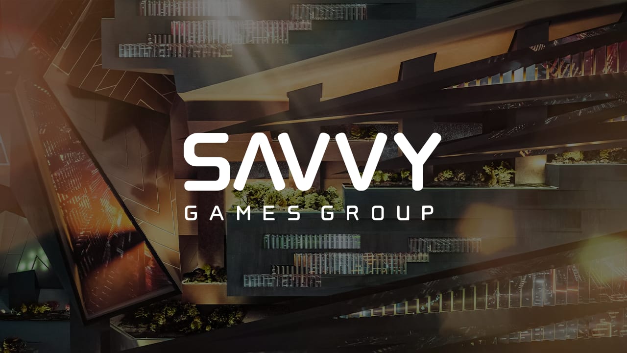 The Savvy Games Group logo overlaid on a render of NEOM's proposed megacity The Savvy Games Group logo overlaid on a render of NEOM's proposed megacity