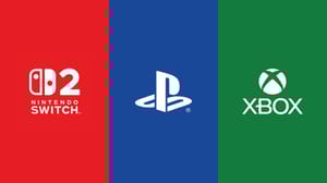 A collage with the Nintendo Switch 2, PlayStation, and Xbox logos A collage with the Nintendo Switch 2, PlayStation, and Xbox logos