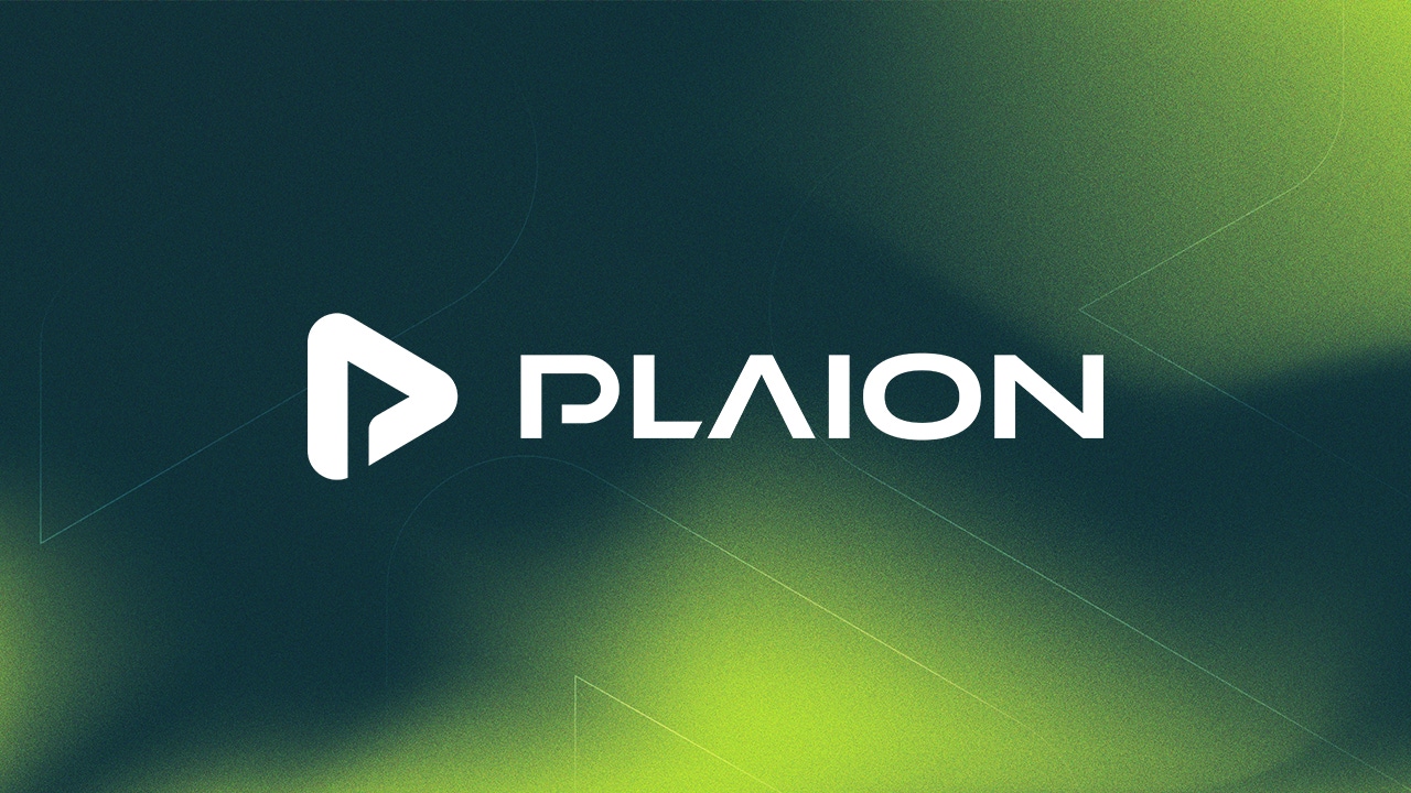 The Plaion logo on a stylised green background The Plaion logo on a stylised green background