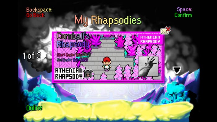 Athenian Rhapsody The Rhapsodies Screenshot Athenian Rhapsody The Rhapsodies Screenshot