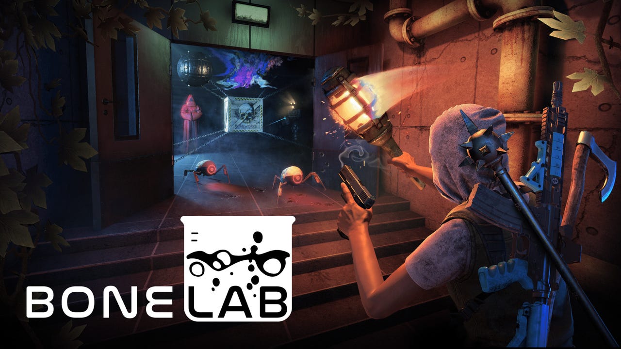 Bonelab游戏封面图,显示VR动作场景