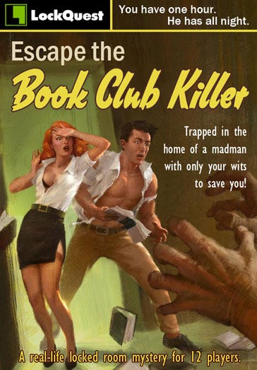 Escape the Book Club Killer at LockQuest in Toronto