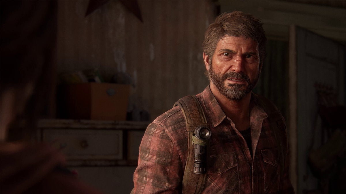 A screenshot from The Last of Us Part I on PC featuring Joel A screenshot from The Last of Us Part I on PC featuring Joel