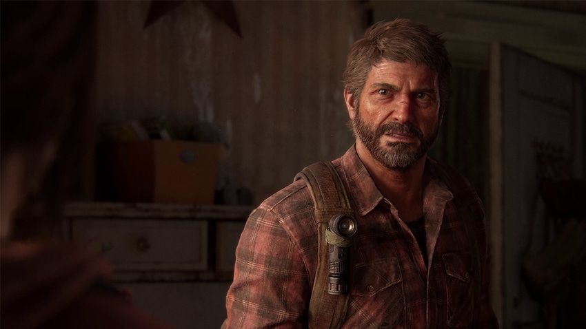 A screenshot from The Last of Us Part I on PC featuring Joel