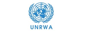 UNRWA logo in blue