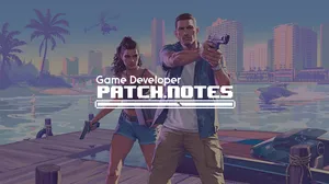 The Patch Notes logo overlaid on key artwork for Grand Theft Auto VI The Patch Notes logo overlaid on key artwork for Grand Theft Auto VI
