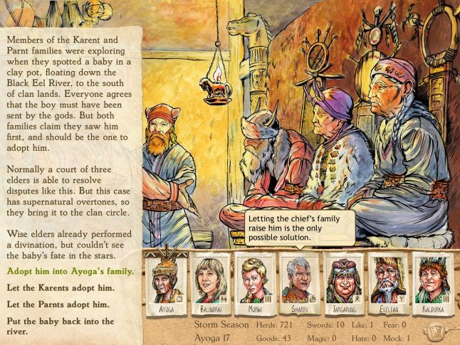 Interactive scene on iPad