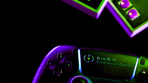 A modern gamepad with the Implicit Conversions logo etched into the plastic A modern gamepad with the Implicit Conversions logo etched into the plastic