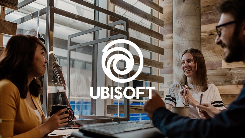 Company photo for French games publisher Ubisoft. Company photo for French games publisher Ubisoft.