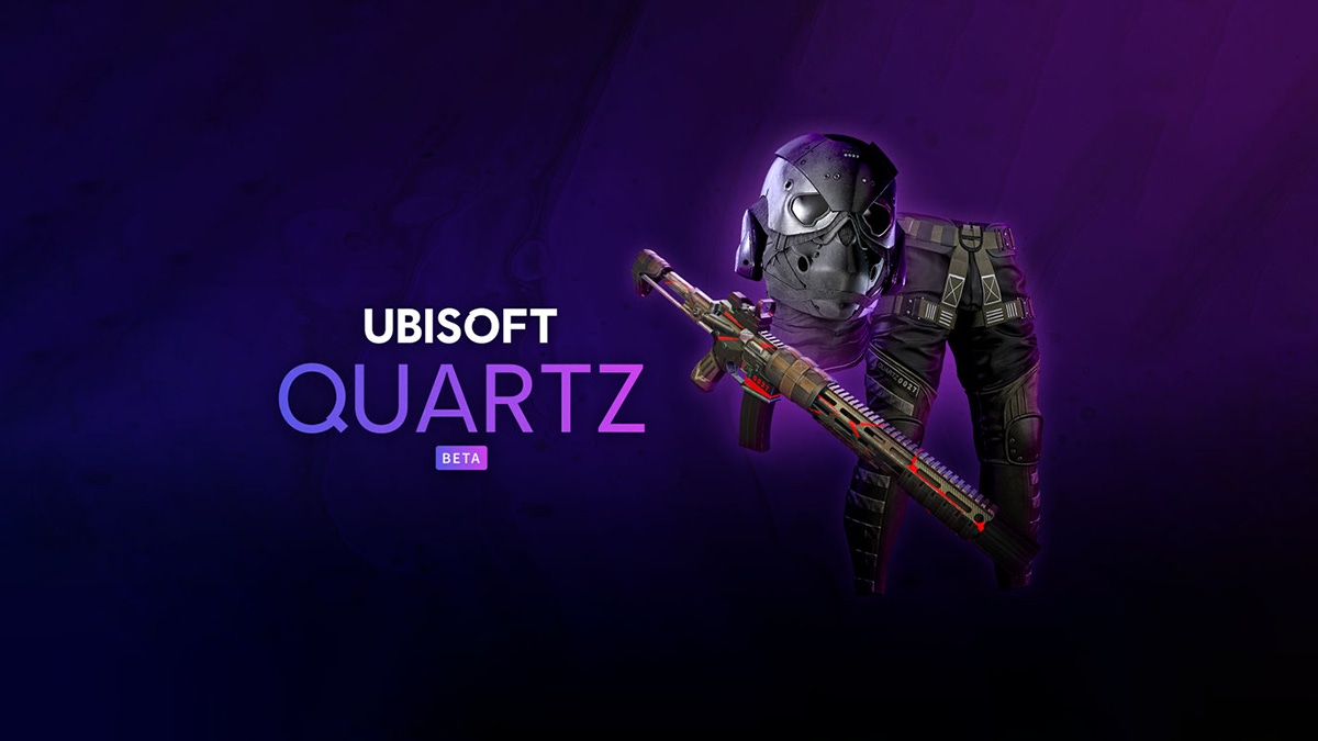 Key art for Ubisoft's Quartz platform Key art for Ubisoft's Quartz platform