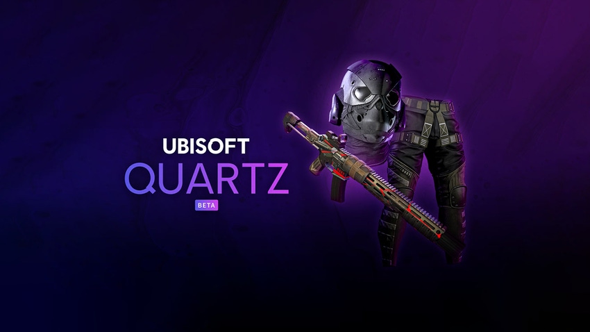 Key art for Ubisoft's Quartz platform