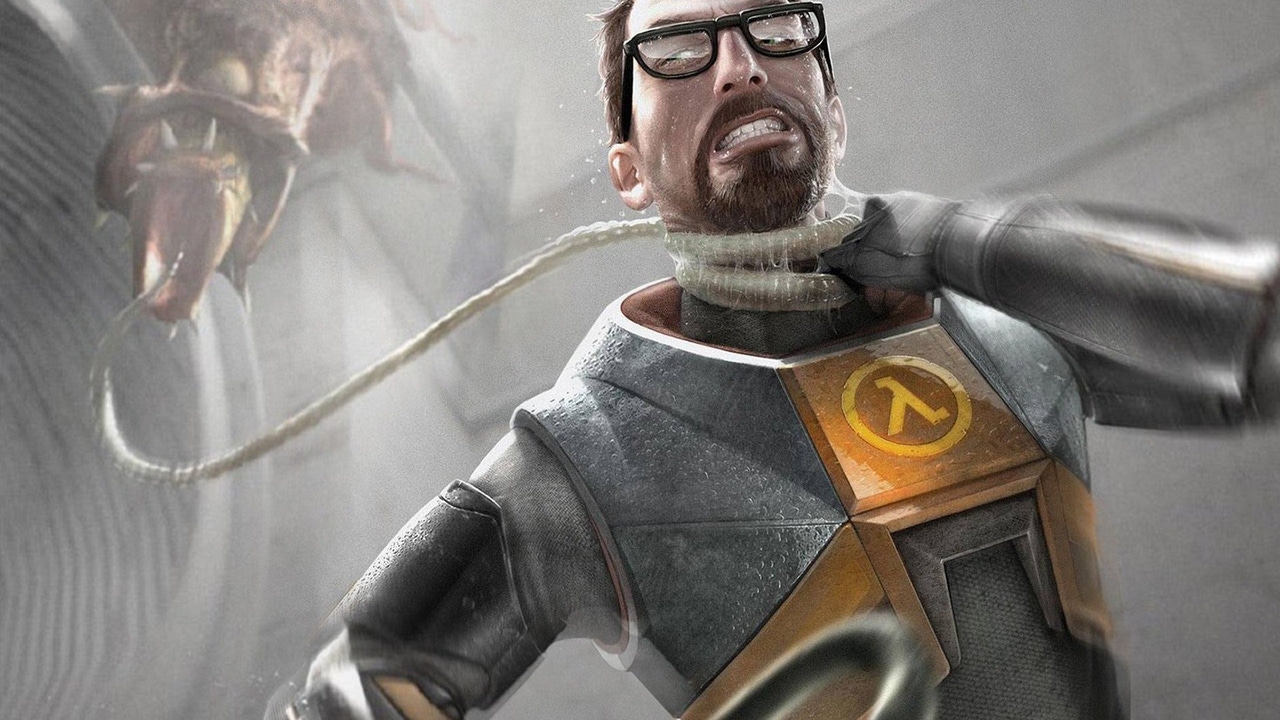Gordon Freeman in Half-Life 2. Gordon Freeman in Half-Life 2.