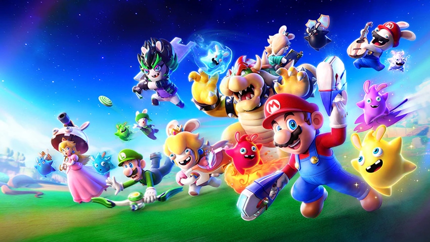 Promo art for Mario+Rabbids: Sparks of Hope.