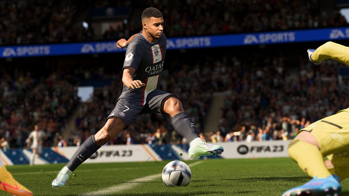 Kylian Mbappe 在FIFA游戏中的形象