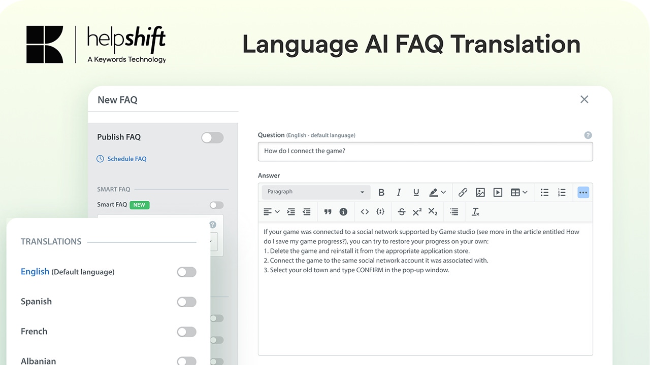 关键词发布:AI驱动的FAQ翻译工具如何帮助企业实现零成本管理?-Domino
