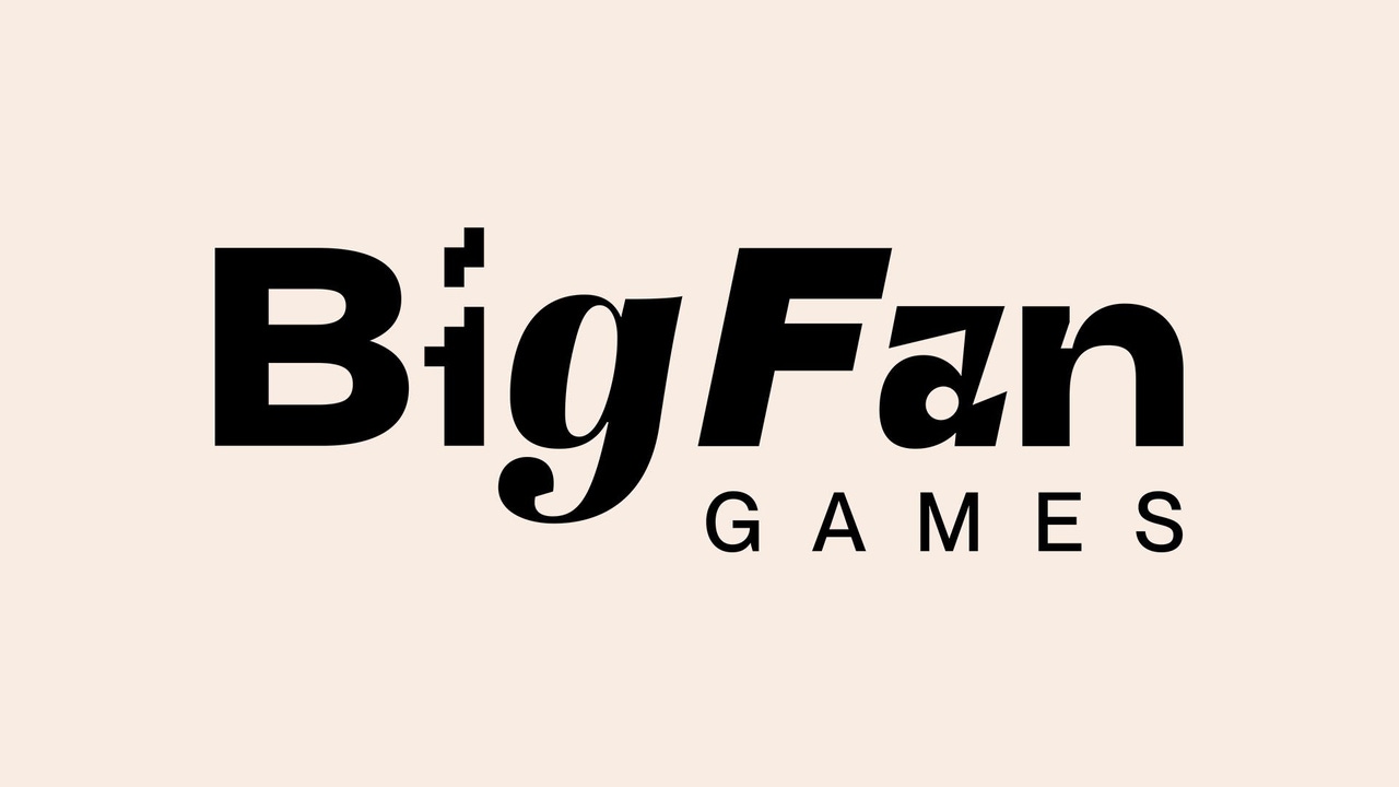 Logo for Devolver's new publishing imprint Big Fan Games. Logo for Devolver's new publishing imprint Big Fan Games.