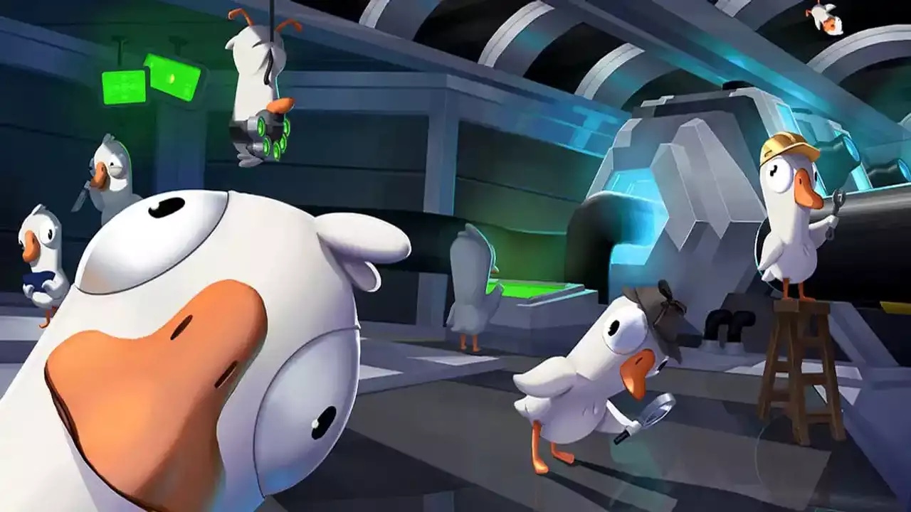 Cover art for Gaggle Studios' Goose Goose Duck. Cover art for Gaggle Studios' Goose Goose Duck.