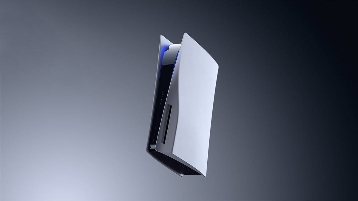 PlayStation 5 主机图片,显示高清游戏主机