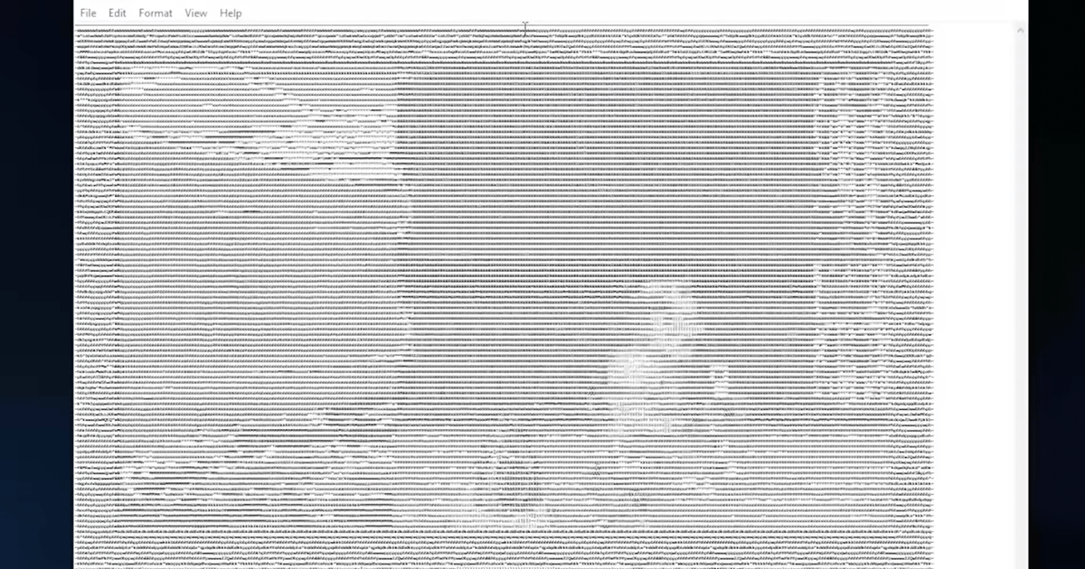 Anyway, here's classic FPS Doom running inside of Notepad